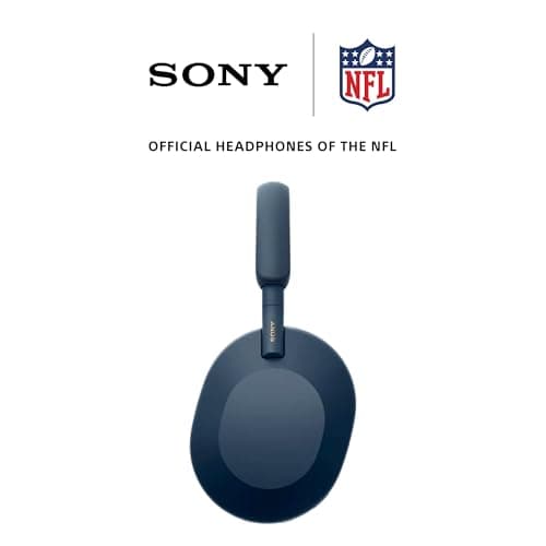 Sony WH-1000XM5 Premium Noise Canceling Headphones, Auto NC Optimizer, 30-Hour Battery, Alexa Voice Control, Midnight Blue — view 7