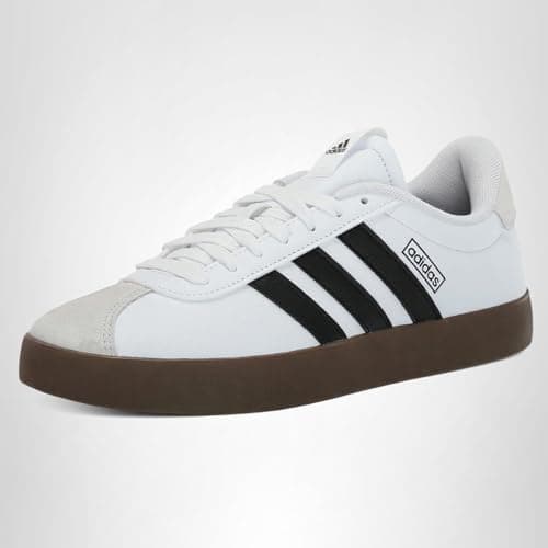 adidas Women's VL Court 3.0 Sneaker White/Black/Grey — view 8