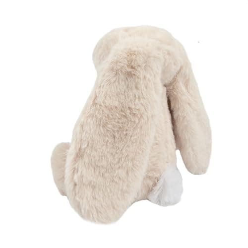 Best Pet Supplies Interactive Squeaky Dog Chew Toy, Ideal Dog Toys for Chewers, Small, Medium & Large Dogs, and Fetch Lovers - Bunny (Beige), Large — view 4