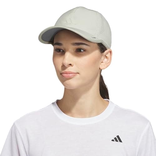 adidas Women's Superlite Hat – Lightweight Moisture-Wicking Cap for Workout and Training, Halo Green/Halo Green/3, OSFA — view 3