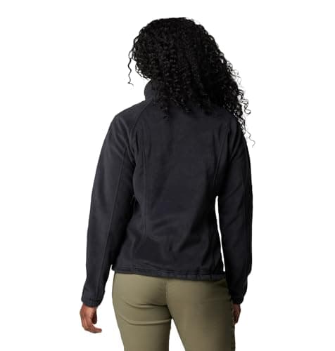 Columbia Womens Benton Springs Full Zip Fleece Jacket, Black, Medium