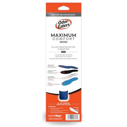 Odor-Eaters Max Comfort Gel Insoles, 1 Pair