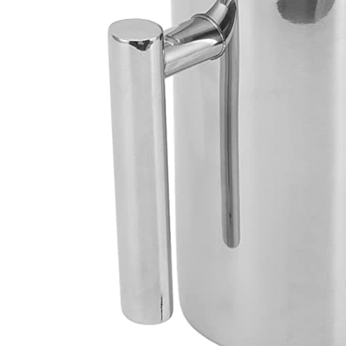 SIXRUN 304 Stainless Steel French Press Coffee Maker 34oz Large Capacity Insulated Double Wall with Filter Screen for Hot Tea and Cold Brew (800ml) — view 2