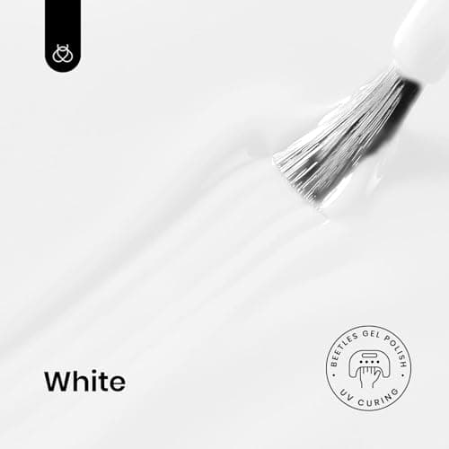 Beetles White Gel Nail Polish - 1PC 15ml White Gel Polish All Season Soak Off UV French Nails Art Manicure Salon DIY Design at Home