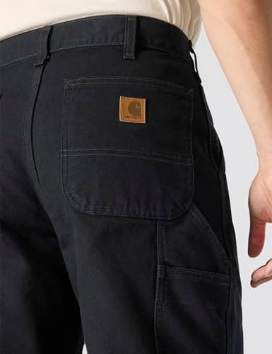 Carhartt Men's B324 Washed Twill Relaxed Fit Pant, Black, 36W x 32L — view 3