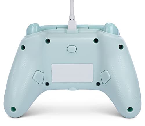 PowerA Enhanced Wired Controller for Xbox Series X|S - Cotton Candy Blue, gamepad, wired video game controller, gaming controller, Detachable 10ft USB-C Cable, Mappable Buttons and Rumble Motors, Officially Licensed for Xbox — view 3