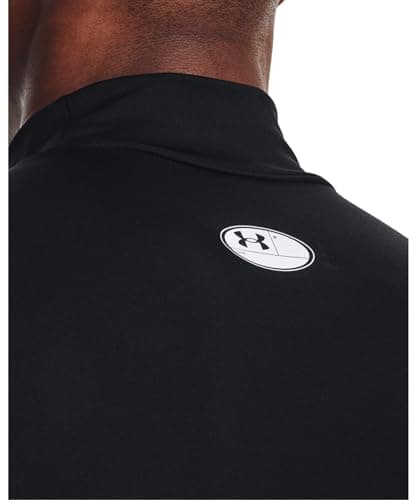 Under Armour Men's ColdGear Armour Compression Mock , Black (001)/White, Medium — view 4