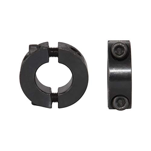 AZSSMUK 3/4" Shaft Collar Double Split Clamp-on Carbon Steel with Set Screw 4-packed — view 4