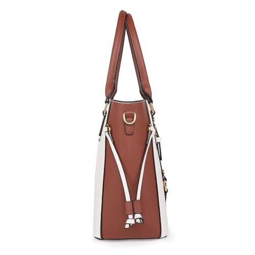 Montana West 3PCS Purses for Women Tote Bag and Wallet Set Shoulder Satchel Crossbody Bags Leather Handbag for Gift Travel Casual Work MWC-HB-SET3-C032WA-BR — view 3