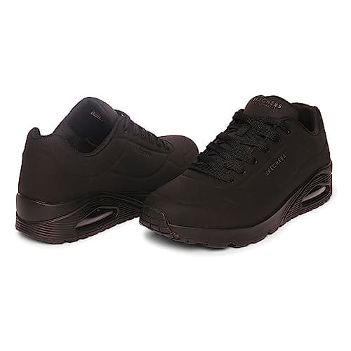 Skechers Men's Uno-Stand on Air Oxford, Black/Black, 7 — view 5