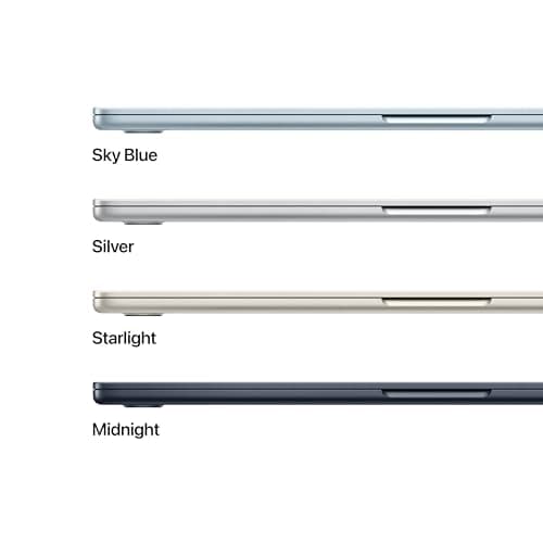 Apple 2026 MacBook Air 15-inch Laptop with M5 chip: Built for AI, 15.3-inch Liquid Retina Display, 16GB Unified Memory, 1TB SSD, 12MP Center Stage Camera, Touch ID, Wi-Fi 7; Sky Blue — view 2