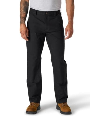 Carhartt Men's Rugged Flex Rigby Dungaree Work Pants, Black, 32W x 34L