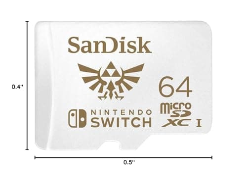 SanDisk 64GB microSDXC-Card, Licensed for Nintendo-Switch - SDSQXAT-064G-GNCZN