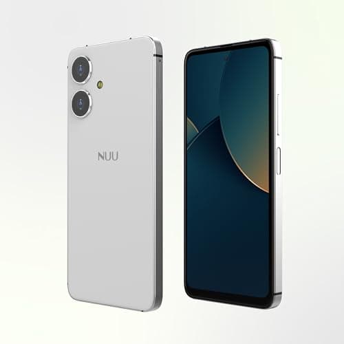 NUU N10 Basic Cell Phone for T-Mobile, Mint, Metro, Qlink, Tello and More 4GB/128GB, Perfect for Teenagers, Dual SIM 4G, Octa-Core 6.6" 90Hz HD+, Unlocked Phones Android Phone 15, US Warranty (White) — view 3