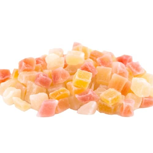 Gerbs Dried Tropical Fruit Mix, 2 LBS. - Unsulfured -Top 14 Food Allergy Free & Non GMO - Diced Mango, Pineapple, Papaya Sweetened
