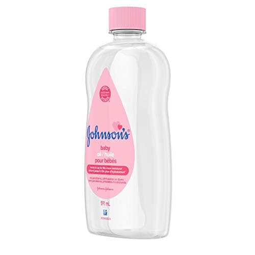 Johnson's Baby Oil Moisturizer & Massage Oil for Skincare, Hypoallergenic Formula for Delicate Skin, Locks in Moisture, Dermatologist Tested, Mineral Oil, 591 mL — view 7