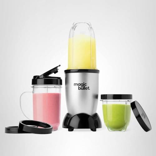 Magic Bullet Blender, Small, Silver, 11 Piece Set — view 10