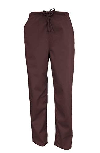 Natural Uniforms Scrub Set Medical Scrub Top and Pant, CHOCHOLATE-3XL Chocolate — view 4
