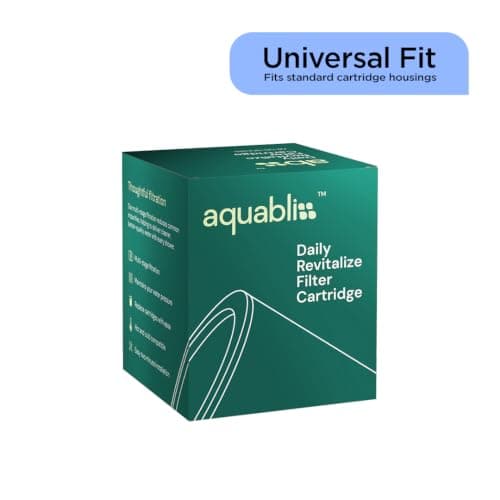 AquaBliss High Output Shower Filter Replacement Cartridge – Reduces Chemicals & Chlorine, Restores pH Balance, Glowing Skin, Strong Nails & Shimmering Hair – 1-Pack (SFC100) — view 2