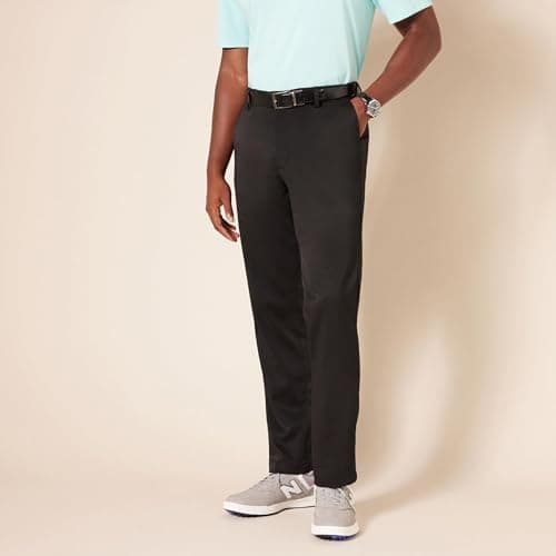 Amazon Essentials Men's Slim-Fit Stretch Golf Pant, Black, 34W x 30L — view 5