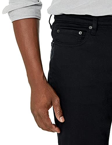 Amazon Essentials Men's Athletic-Fit Stretch Jean, Black, 36W x 32L — view 2