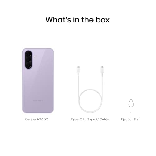 Samsung Galaxy A37 5G (2026), Unlocked Android Smartphone, 128GB, AMOLED Display, Triple Camera, IP68, Slim Phone, 5000mAh Battery, US Version, US 1 Yr Warranty, Awesome Lavender — view 11