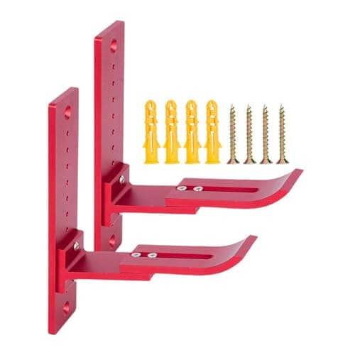 Yunhgft Wall Storage Support for Plane Models, 1/18 1/16 1/10 1/8 1/5, red — view 5