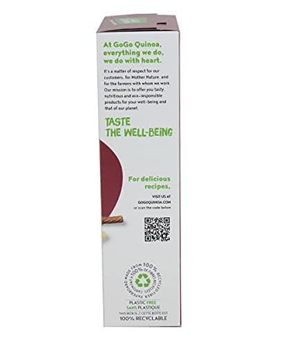 GoGo Quinoa Pasta Macaroni | Made with Rice, Red & White Quinoa | Al Dente in 3 Minutes | Non-GMO | Gluten Free | Egg Free | Organic | Quick Meal | 227g — view 2