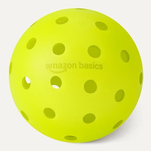 Amazon Basics Outdoor Pickleball Balls, USAPA Approved, Yellow, 12-Pack — view 4