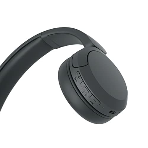Sony WH-CH520 Wireless Headphones Bluetooth On-Ear Headset with Microphone and up to 50 Hours Battery Life with Quick Charging, Black — view 9