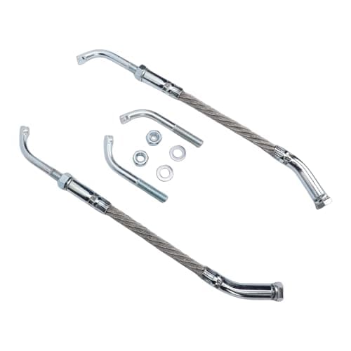 RASTKY Ice Scratchers Kit Enhanced Traction for Snowmobile Fit for Track Height 2-1/2 Ice Scratchers Replacement Set for All Snowmobiles Equipped with Reverse and Non Reverse Gears (Metal Silver) — view 3