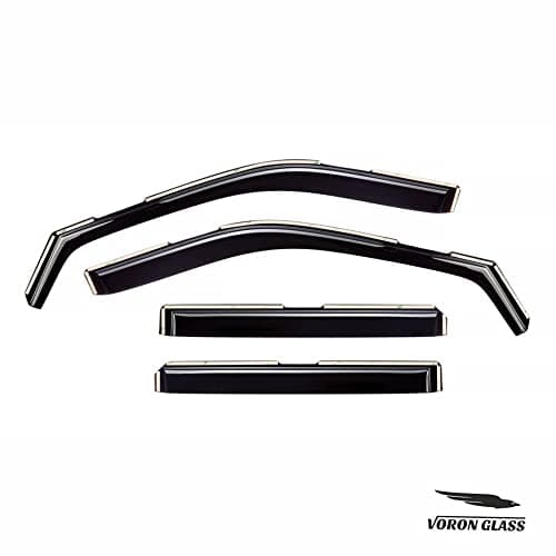 Voron Glass in-Channel Extra Durable Rain Guards for Ford Explorer 2011-2019, Window Deflectors, Vent Window Visors, 4 Pieces -200345 — view 6