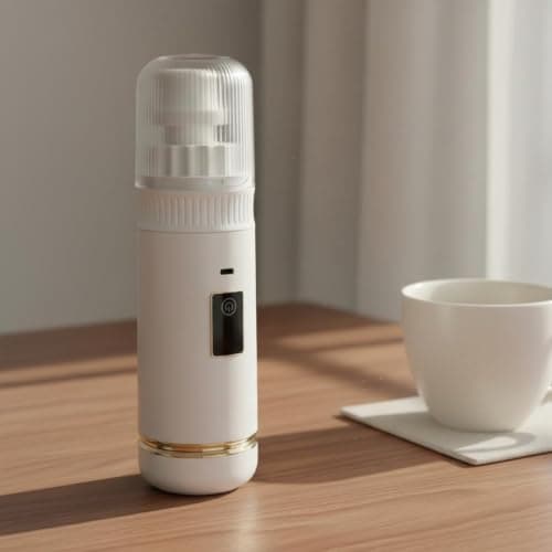 MotiveTech Maker Machine Handheld Capsule Brewer Transparent Body Rugged 304 Stainless Steel Suitable for Home 0.5L — view 2