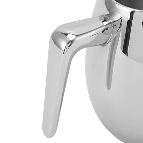 Ycauty Stainless Steel French Press, U-Shape Double Layer Teapot for Home, Stainless Steel French Press Coffee Maker for Coffee Lovers (350ml) — view 3