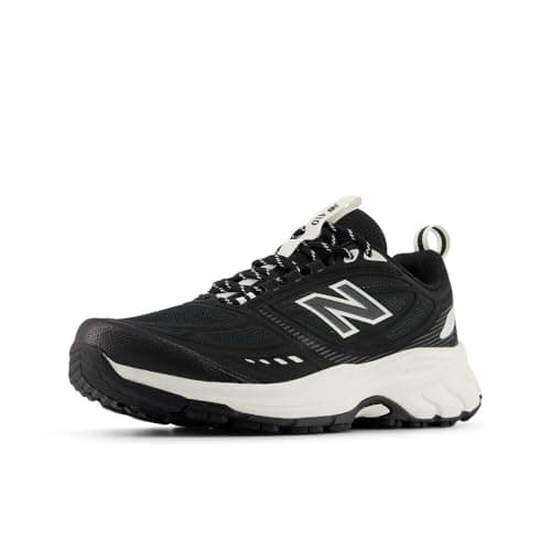 New Balance Women's Fresh Foam 410v9 Trail Running Shoe Black/Sea Salt