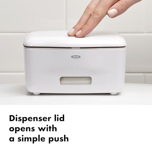 OXO Good Grips PerfectPull Wipes Dispenser 6" L x 4.5" W x 3.2" H