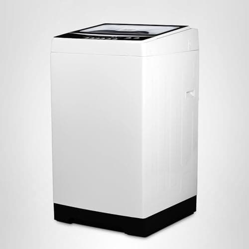 BLACK+DECKER 3.0 Cu. Ft. Portable Washer, 26.5 lb. Capacity Washing Machine, 6 Cycles, Quick Connect Sink Adapter and Drain Hose Included, Transparent Lid & LED Display, BPW30MW, White — view 7