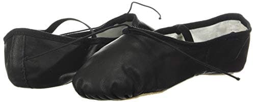Bloch Women's Dansoft Full Sole Leather Ballet Slipper/Shoe Dance, Black, 3 — view 7