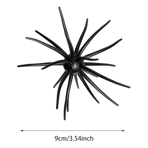 2Pc Sea Urchin Bait,Sea Bass Fishing Lures,Floating Simulation Seas Urchin Dice Baits for Bass Fishing,Artificial Squirm Fuzzy Fishings Soft Lure Bait Accessories for Saltwater Shore (Coffee, 3.54 in) — view 8