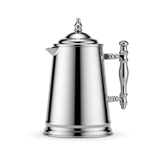 Francois et Mimi Vintage-Style Stainless Steel French Coffee Press, 34-Ounce