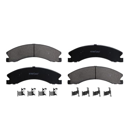 Detroit Axle - Front Brake Kit for 11-19 Chevy GMC Silverado Sierra 2500 3500 HD Drilled and Slotted Disc Brake Rotors Ceramic Brake Pads 2011-19 Replacement Brakes — view 5