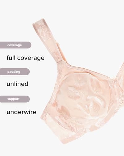 Wacoal Awareness Seamless Underwire Bra 85567 Natural Nude 44H — view 5