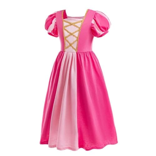 Dressy Daisy Girls Princess Dress for Outfit Play Wear, Hot Pink, Size 12 — view 2