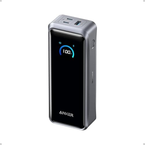 Anker Prime Power Bank, 26,250mAh 3-Port Portable Charger with 300W Max Output, Two-Way Charging, TSA-Approved, App Control, for MacBook, iPhone 17/16 Series, and More (Base Not Included)