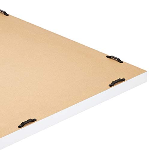 Amazon Basics Rectangular Wall Mirror 16" x 20" - Standard Trim, White — view 3