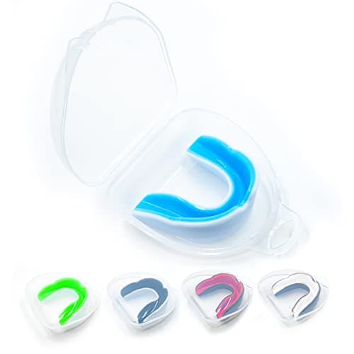 AITUSI 5 Pack Kids Youth Mouth Guard for Sports, Boys Girls Mouthguard for Football Boxing MMA Lacrosse Basketball Hockey Wrestling