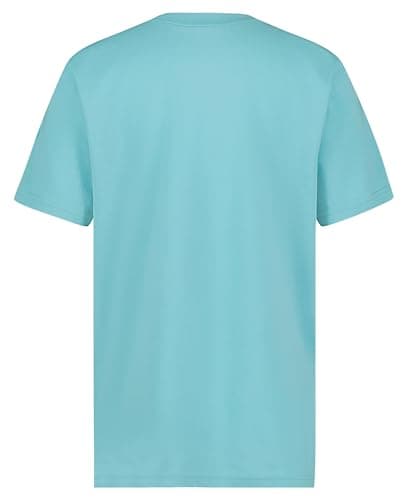 Tommy Hilfiger Boys' Short Sleeve Solid Crew Neck T-Shirt, Soft, Comfortable, Relaxed Fit, Flag Amazonite, 14-16 — view 2