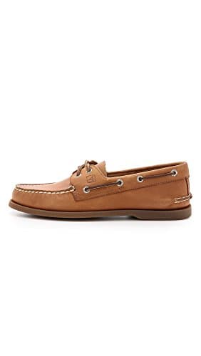 Sperry Men's Authentic Original 2-Eye Leather Boat Shoe, Sahara, 9 — view 2