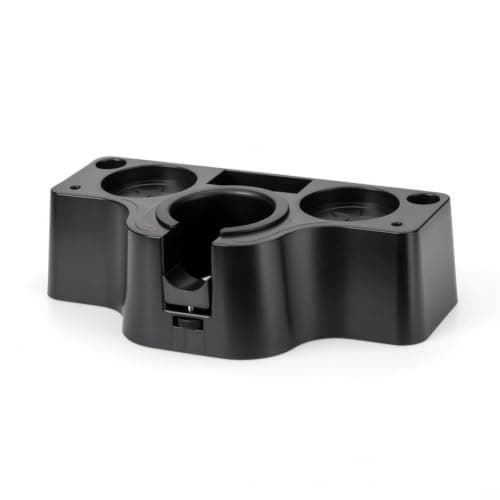 rockible Coffee Pressing Station Matte Coffee Pressing Station with Slots Easy-to-Clean Organizer for Kitchen, Black