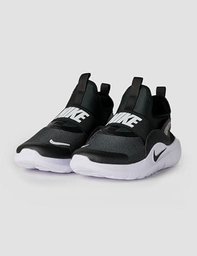 Nike Big Kid's Flex Runner 4 Running Shoe, Black/Black-White, 4Y — view 4